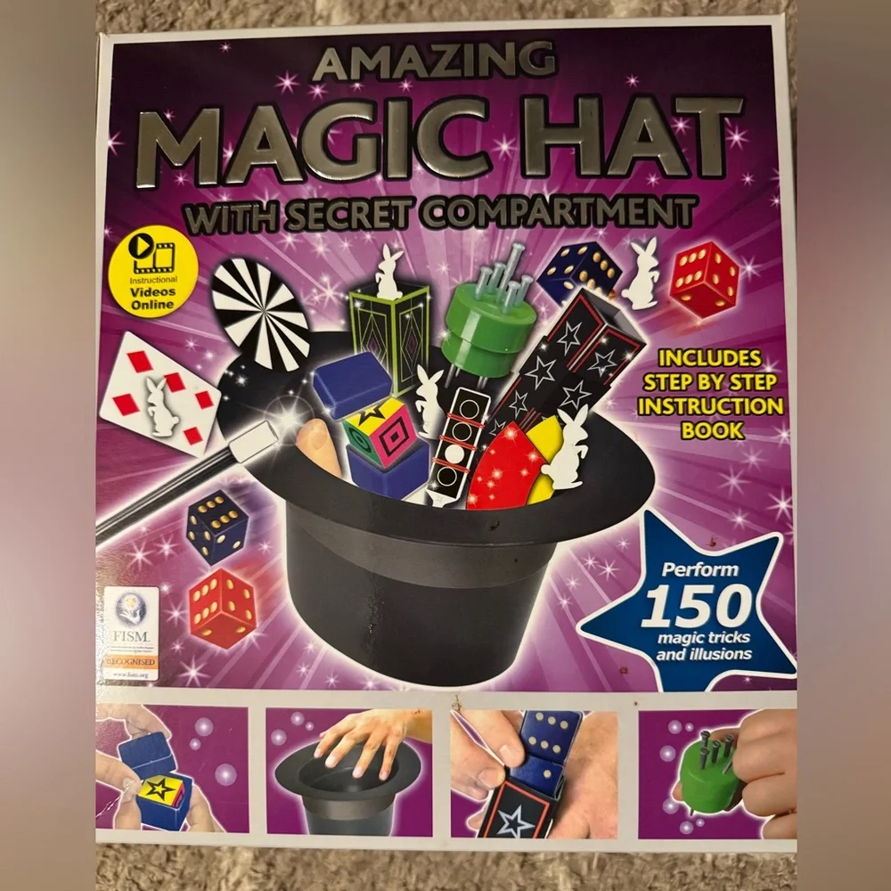 Amazing Magic Hat with Secret Compartment